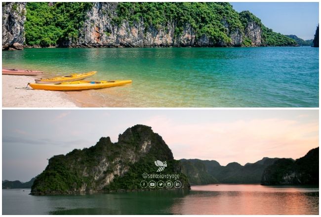 La beauté de la baie d'Halong